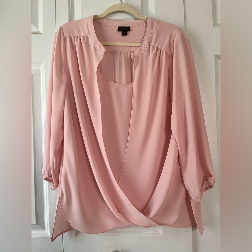 J.Jill crossover top blouse tunic